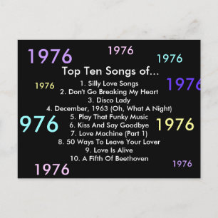 1976年の曲 ポストカード