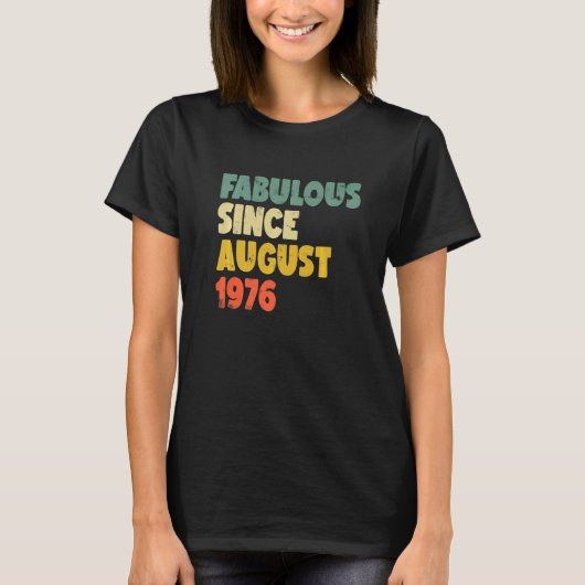 1976年の男威厳があるの子の男の女の子バット以来の素晴らしい Tシャツ (正面)