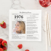 1976年の誕生日の新聞 (インサイチュ)
