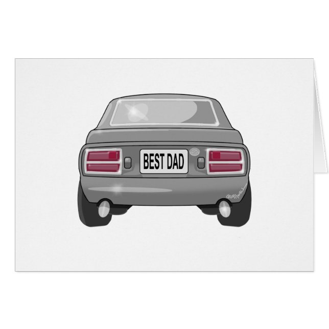 1976年のDatsun 280Zの灰色 (正面横)