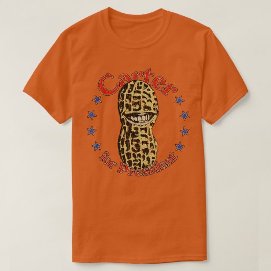 1976年ピーナッツ笑顔のためのター Tシャツ (デザイン正面)