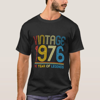 1976年ヴィンテージ1976年誕生日伝説用の贈答品 Tシャツ