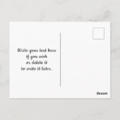 1976年ヴィンテージ ポストカード (裏面)