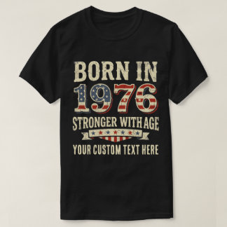 1976年生まれのカスタム周年記念 Tシャツ