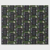 1976年生まれの年のトリビア ラッピングペーパー (フラット)