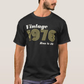 1976年製ヴィンテージ ゲスト・オブ・オナー 50歳の誕生日 Tシャツ (正面)