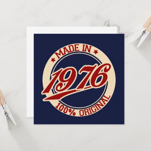 1976年製 カード (正面/裏面インサイチュ)