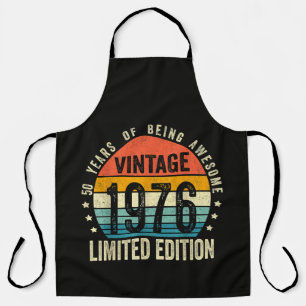 1976年製 ビンテージ 50歳の誕生日 1976年生まれ エプロン