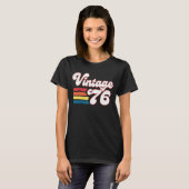 1976年誕生日第47生まれ回誕生日 Tシャツ (正面フル)