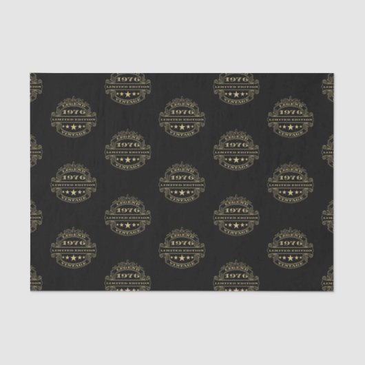 1976年誕生日 薄葉紙 (正面)