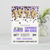 1976年高等学校大学懇親会招待状 招待状 (スタンド正面)