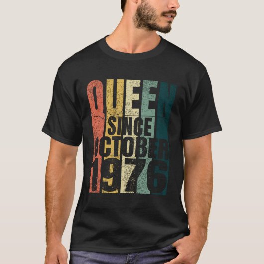 1976年10月以来44番目の女王 Tシャツ (正面)