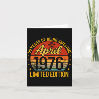 1976年4月復刻 限定50周年 50歳 カード
