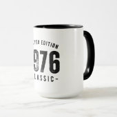 1976年 クラシックな誕生年 マグカップ (正面右)