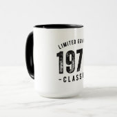 1976年 クラシックな誕生年 マグカップ (正面左)