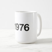1976年 49周年 誕生日記念 コーヒーマグカップ (正面右)