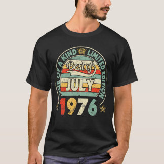 1976最高の年7月47歳の一種 Tシャツ