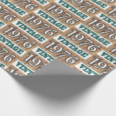 1976生まれ年のラップ紙 ラッピングペーパー (角)