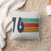 1976生まれ年のヴィンテージ誕生日ギフト クッション (ブランケット)