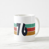 1976生まれ年のヴィンテージ誕生日ギフト コーヒーマグカップ (正面右)