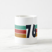 1976生まれ年のヴィンテージ誕生日ギフト コーヒーマグカップ (中央)