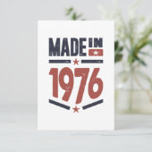 1976生まれ年誕生日 出欠カード (スタンド正面)