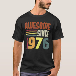 1976素晴らし年から47番目の誕生日レトロヴィンテージ1 Tシャツ