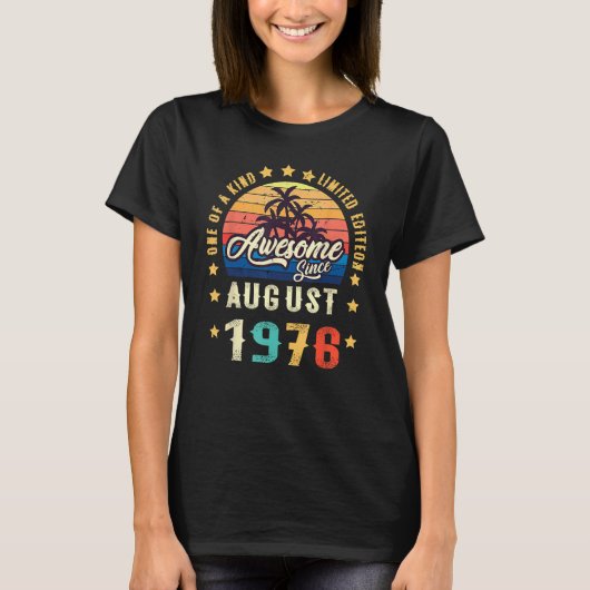 1976素晴らし年か威厳があるら1種の1つ Tシャツ (正面)