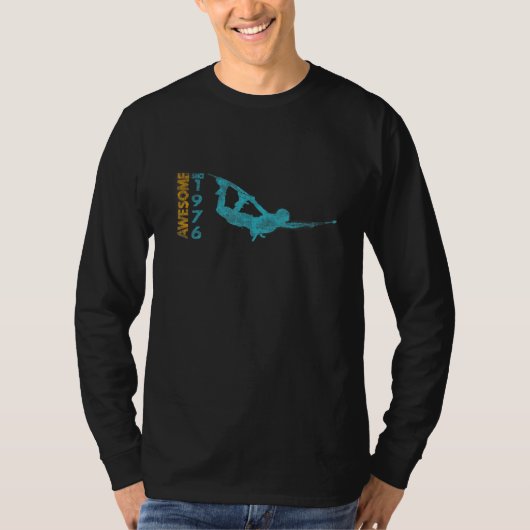 1976素晴らし年以来ウェイクボードライフスタイル1 Tシャツ (正面)