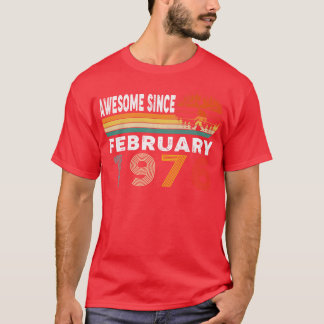 1976素晴らし年2月以来 Tシャツ