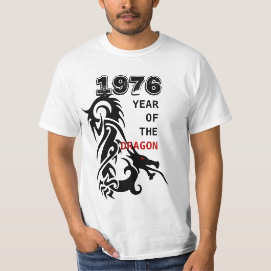 1976辰年の入れ墨のティーのカスタムのグループ Tシャツ (正面)