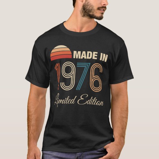 1976 限定版 50歳の誕生日 Tシャツ (正面)