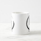 1976-2026 50周年記念 ブラックマグカップ コーヒーマグカップ (中央)