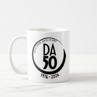 1976-2026 50周年記念 ブラックマグカップ コーヒーマグカップ