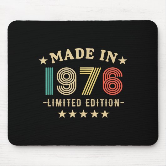 1976 50th Birthday,50th 2026 For Him, Dad,father's マウスパッド (正面)