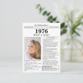 1976 Newspaper Birthday  ポストカード (スタンド正面)