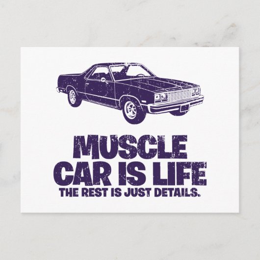 1977シボレーエルカミーノ ポストカード (正面)