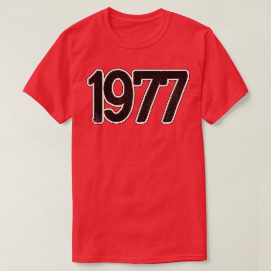 1977パンクロック Tシャツ (デザイン正面)