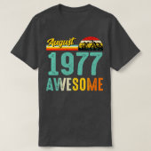 1977威厳がある誕生日ギフトシャツヴィンテージ威厳がある197 Tシャツ (デザイン正面)