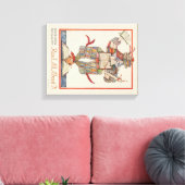 1977子供向けブックウィークキャンバス キャンバスプリント (インサイチュ (リビング))