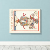 1977子供向けブックウィークキャンバス キャンバスプリント (インサイチュ (ウッドフロア))