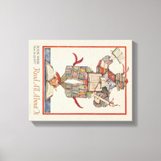 1977子供向けブックウィークキャンバス キャンバスプリント (正面)