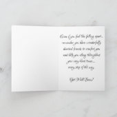 「1977年からゆっくりと歩いてきた」快復祈願カード カード (内部)