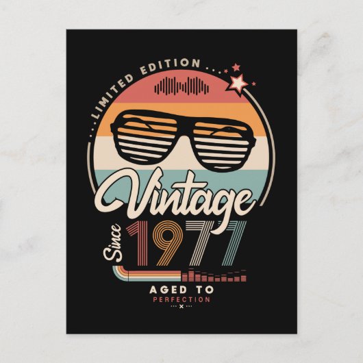 1977年からヴィンテージ ポストカード (正面)