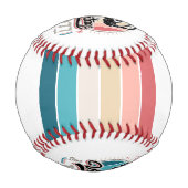 1977年のヘッドフォン以降のヴィンテージ 野球ボール (裏面)