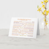 1977年の思い出40thバースデーカード カード (黄色い花)