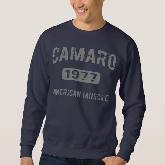 1977年のCamaroのワイシャツ スウェットシャツ (正面)