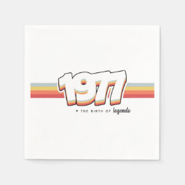 1977年伝説の誕生 スタンダードカクテルナプキン