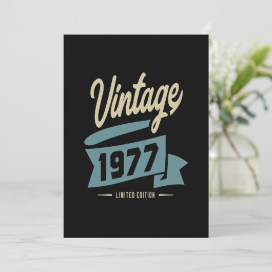 1977年生まれの誕生日プレゼント 招待状 (スタンド正面)