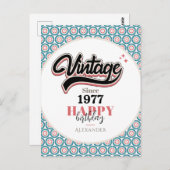 1977年製ヴィンテージ ポストカード (正面/裏面)